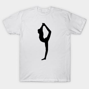 Young girl gymnast silhouette T-Shirt